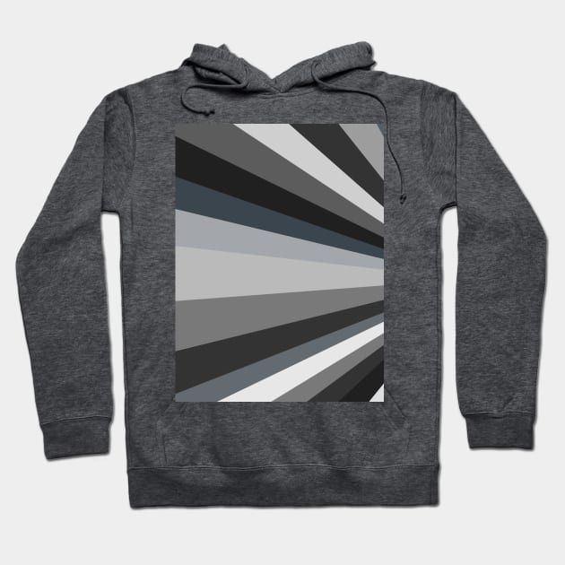 Grey Shades in Stripes Hoodie by OneThreeSix